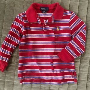 polo by ralph lauren red striped polo
